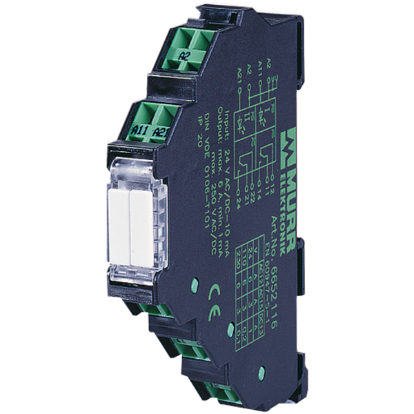 Murr Elektronik MAK VOLTAGE COMPARATOR MODULE, IN: 2 Ã— 30VDC / OUT: 24V / 0, 7A, 12, 4 mm spring clamp 6644110